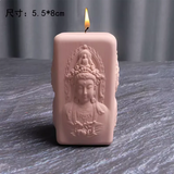 Molde de silicone para vela original guanyin vela aromaterapia gesso artesanal sabão jesmonite molde diy