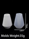 Molde De Silicone De Frasco De Concreto, Cabaça Artesanal DIY, Estilo Saco De Sorte, Gesso, Vaso Pequeno, Castiçal, Molde De Resina, Artesanato, Decoração De Casa