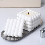 Molde de Silicone Cubo Bubble 3D com Tampa