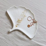 Bandeja de folhas de concreto molde de silicone artesanal folhas de bordo forma jóias armazenamento prato molde gesso casa ornamento resina cola epoxy moldes