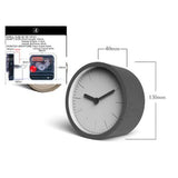 Molde de silicone geométrico estilo nórdico, Molde Pinkie, Moldes de relógio de mesa, Cimento Design Criativo para Escritório e Casa