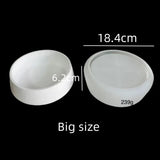 Grande redondo vaso de flores de concreto moldes bandeja de gesso tigela de armazenamento molde de silicone cimento suculentas plantas pote molde