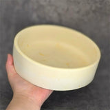 Grande redondo vaso de flores de concreto moldes bandeja de gesso tigela de armazenamento molde de silicone cimento suculentas plantas pote molde