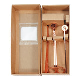 3 em 1 wick trimmer snuffer diferentes kit de acessórios de vela de aço inoxidável com caixa de presente conjunto de cuidados com velas diy suprimentos para amantes de velas