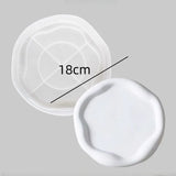 Bandeja De Armazenamento De Concreto Oval Irregular, moldes De Silicone, Coaster De Cimento Redondo, Esteira Do Copo, Gesso, Placa De Exibição De Jóias, Molde De Resina