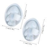 Diy coelho segurar balde ornamento molde de silicone gesso coelho segurando flores fazendo plataforma decoração do carro resina molde artesanato