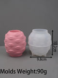 Face Lips Jar Moldes De Silicone, Vasos De Concreto, Frasco De Armazenamento, Pen Holder, Copos De Vela, Ornamento De Resina De Molde, Artesanato De Arte, Artesanato De Gesso