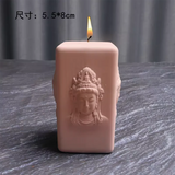 Molde de silicone para vela original guanyin vela aromaterapia gesso artesanal sabão jesmonite molde diy