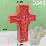 Virgem Maria Silicone Vela Mold, Figura Míica Ocidental, Deusa Maria Estátua, Escultura, Cimento Concreto, Molde de gesso, 2D Grande