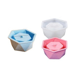 Vaso Em Forma De Hexágono, Moldes De Plantador De Concreto, DIY Decoração De Casa, Cimento Geométrico, Pote De Plantas Suculentas, Molde De Silicone, Tamanho Grande