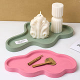 Molde irregular de silicone para decoração, gesso artesanal, armazenamento de concreto, saucer coaster, molde de resina epóxi, presente criativo do ofício, DIY