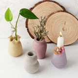 Molde De Silicone De Frasco De Concreto, Cabaça Artesanal DIY, Estilo Saco De Sorte, Gesso, Vaso Pequeno, Castiçal, Molde De Resina, Artesanato, Decoração De Casa