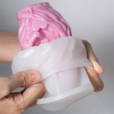 3D Virgem Maria Deusa Embring Menino Silicone Molde, Coração Anjo, Cimento Concreto Gesso Moldes, Dia das Mães Presente, Ação de Graças
