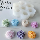 Moldes de Silicone para Flores 3D - Kit Artesanal 7 flores