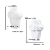 Listras vaso planta pote concreto molde de silicone gesso cimento suculento vaso de flores moldes decoração para casa molde