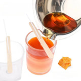 5 pçs 400ml/800ml pote de derretimento cera vela fazendo conjunto 600ml escala copo medição alça longa divisão carregamento mistura colher termômetro