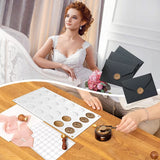 Novo 24/12/4 Cavidade Cera Selo Carimbo Molde Silicone Pad Mat DIY Artesanato Cera Selagem Mat Ferramenta Scrapbooking Presente Pacote Cartão do Convite