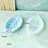 Bandeja de folhas de concreto molde de silicone artesanal folhas de bordo forma jóias armazenamento prato molde gesso casa ornamento resina cola epoxy moldes