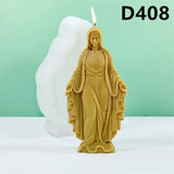 Molde de Silicone Virgem Maria para Velas Artesanais