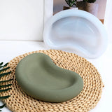 Bandeja De Exibição De Alimentos De Silicone, Forma De Ervilha, DIY Cimento De Gesso, Molde De Derramamento, Base De Armazenamento De Vela, Placa De Sobremesa, Moldes De Decoração