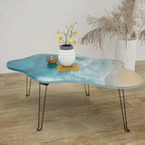 Molde de silicone de resina epóxi oval grande, 63cm, mesa elíptica de rio, resina de silicone, molde de mesa retangular redondo