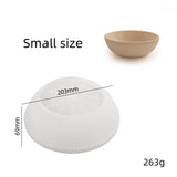Grande redondo vaso de flores de concreto moldes bandeja de gesso tigela de armazenamento molde de silicone cimento suculentas plantas pote molde