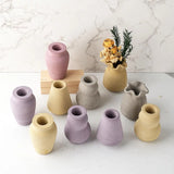 Molde De Silicone De Frasco De Concreto, Cabaça Artesanal DIY, Estilo Saco De Sorte, Gesso, Vaso Pequeno, Castiçal, Molde De Resina, Artesanato, Decoração De Casa