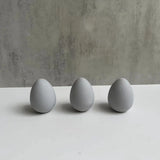 Ovo de páscoa molde de silicone oito buracos tridimensional forma de ovo molde de gesso diy artesanal decoração de casa para a páscoa celebrar