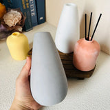 Molde de silicone para vaso grande, molde de concreto para fazer vaso, estilo nórdico, recipiente de bastão de aromaterapia, molde de argila de gesso