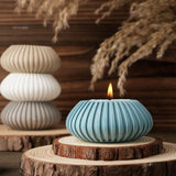 Suporte De Vela De Linha De Concreto, Molde De Silicone, Frasco De Incenso Redondo, Recipiente De Vela Perfumada, Ferramentas De Fundição, Decoração De Casa, DIY