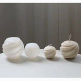 Criativo Bola De Silicone Molde De Vela, Geometria Simples DIY, Sabonete De Gesso Aromático, Fabricação De Vela, Artesanato De Presentes, Suprimentos De Decoração Para Casa