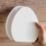 Páscoa em branco multi-tamanho ovo decoração molde de silicone artesanal 3d aromatreatment gesso desenho de páscoa decoração de ovo fazendo ferramenta