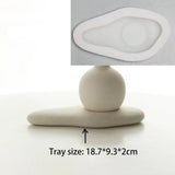 Molde De Silicone De Garrafa De Aromaterapia Bandeja De Gesso De Cimento Concreto, Conjunto De Combinação De Vaso Pequeno, Combinação Criativa