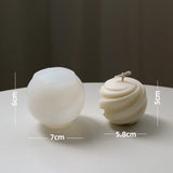Criativo Bola De Silicone Molde De Vela, Geometria Simples DIY, Sabonete De Gesso Aromático, Fabricação De Vela, Artesanato De Presentes, Suprimentos De Decoração Para Casa