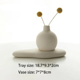 Molde De Silicone De Garrafa De Aromaterapia Bandeja De Gesso De Cimento Concreto, Conjunto De Combinação De Vaso Pequeno, Combinação Criativa