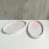 Molde De Silicone Para Fazer Bancada De Concreto E Bandeja De Vaidade, DIY Dispenser Garrafas Organizadores Bandeja, Vela Trinkets Titular Moldes