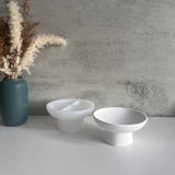 Bandeja de armazenamento de gesso redonda criativa, moldes de silicone, tigela de armazenamento de gesso, decoração de casa, resina epóxi