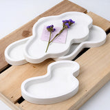 Molde irregular de silicone para decoração, gesso artesanal, armazenamento de concreto, saucer coaster, molde de resina epóxi, presente criativo do ofício, DIY