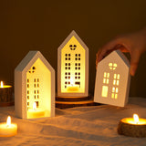 Molde de Silicone Casa 3D para Castiçal Decorativo