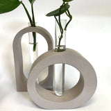 Arched Round Hidropônico Gesso Moldes DIY Concreto Retangular Planta Hidropônico Vaso Resina Molde Decoração Para Casa Artesanato Presentes