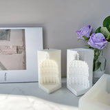 3d criativo arquitetura nórdica vela molde de silicone diy cúpula arco romano concreto gesso sabão vela fazendo ferramenta decoração para casa