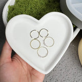 Grande Concreto Coração Forma Silicone Mold, DIY Coração Prato De Armazenamento, Castiçal, Resina Bandeja De Jóias, Fundição