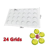 Novo 24/12/4 Cavidade Cera Selo Carimbo Molde Silicone Pad Mat DIY Artesanato Cera Selagem Mat Ferramenta Scrapbooking Presente Pacote Cartão do Convite