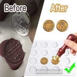 Novo 24/12/4 Cavidade Cera Selo Carimbo Molde Silicone Pad Mat DIY Artesanato Cera Selagem Mat Ferramenta Scrapbooking Presente Pacote Cartão do Convite