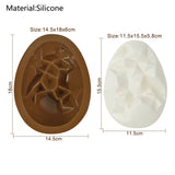 Molde de Silicone para Ovo de Páscoa - DIY Criativo
