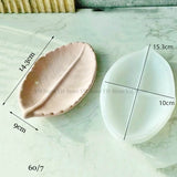 Bandeja de folhas de concreto molde de silicone artesanal folhas de bordo forma jóias armazenamento prato molde gesso casa ornamento resina cola epoxy moldes
