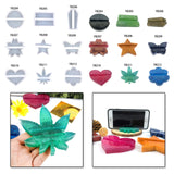 Resina Phone Stand Silicone Mold, Cimento Titular do cartão, Terrazzo Mold, Caseiro Celular Titular para iPhone, DIY