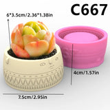 3D Cartoon Retrato Silicone Mold, suculento Planta Flowerpot, Abstrato Facial Pen Holder, Caixa De Armazenamento, Molde De Gesso