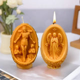 3D Páscoa Jesus Ovo Vela Molde, Molde De Silicone, Molde Virgem Maria, Resina Jesus Ovo, Moldes De Gesso, Presente De Páscoa, Novo, 2024