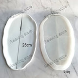 Bandeja De Armazenamento De Concreto Oval Irregular, moldes De Silicone, Coaster De Cimento Redondo, Esteira Do Copo, Gesso, Placa De Exibição De Jóias, Molde De Resina